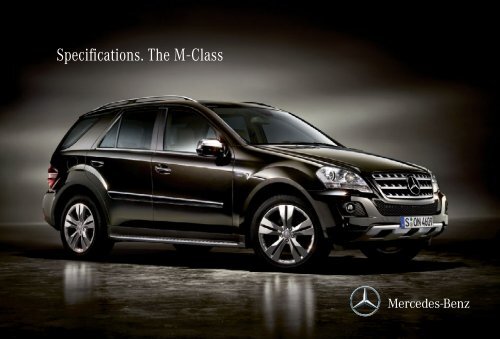 Specifications The M Class Mercedes Benz South Africa