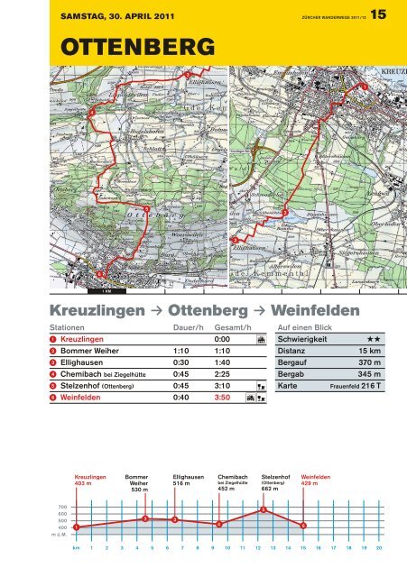 OTTENBERG - ZÃƒÂ¼rcher Wanderwege