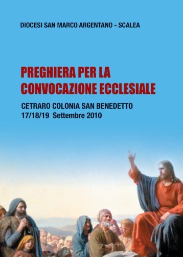 preghiera per la convocazione ecclesiale - Chiesa Cattolica Italiana