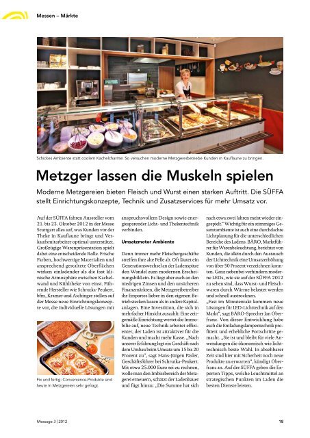 Message Ausgabe 3/2012 (PDF | 9 MB) - Messe Stuttgart