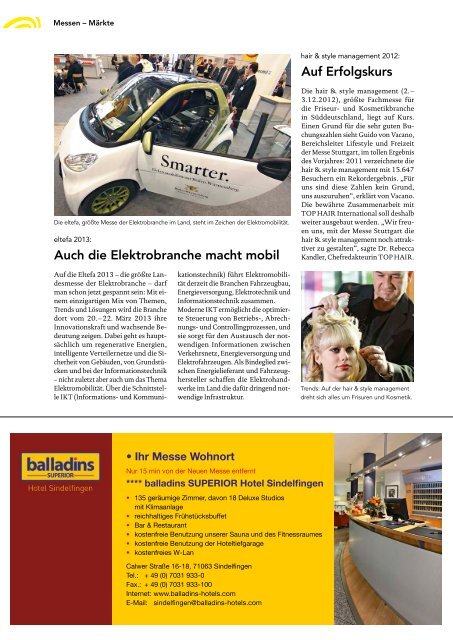 Message Ausgabe 3/2012 (PDF | 9 MB) - Messe Stuttgart