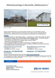 Neumühle Mühlenscharrn - VR IMMOBILIEN Schwerin