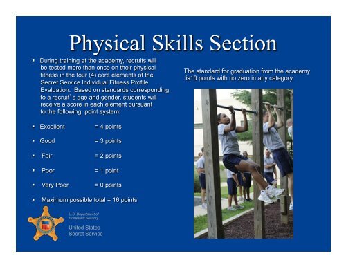 United States Secret Service Physical Skills Section