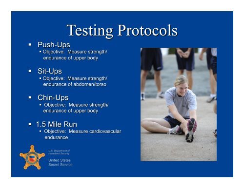 United States Secret Service Physical Skills Section