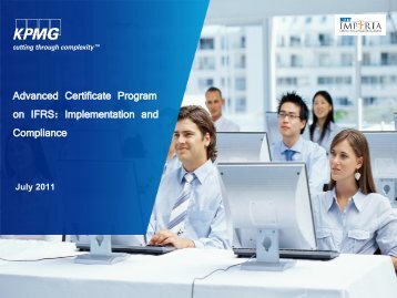 Advanced Certificate Program on IFRS ... - NIITImperia.com