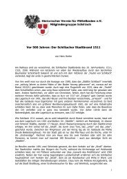 Stadtbrand 1511 - Geschichte - Schiltach