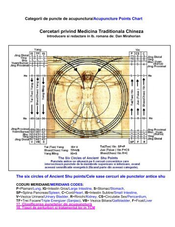 Acupuncture Points Chart - Mirahorian