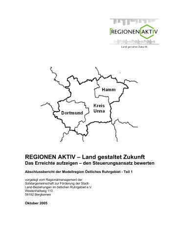 REGIONEN AKTIV â Land gestaltet Zukunft - Stadt-Land-Hof ...