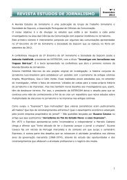 Revista Estudos de Jornalismo - Sopcom