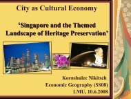 City as Cultural Economy 'Singapore and the Themed Landscape of ...
