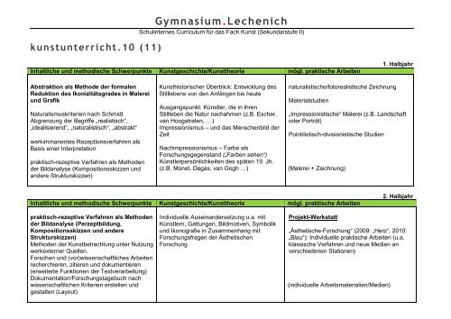 Sekundarstufe II - Gymnasium Lechenich Erftstadt