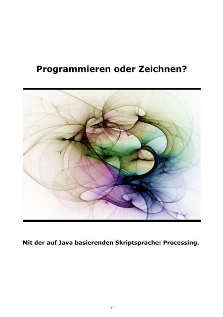 Programmieren oder Zeichnen?