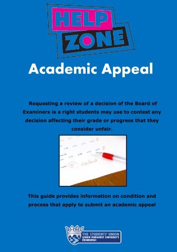 Academic Appeal Leaflet