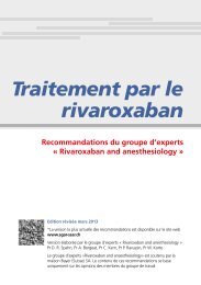 pour bien prescrire le rivaroxaban - PrÃ©vention des Risques ...