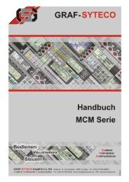 Handbuch MCM-Serie - GRAF-SYTECO Visualisierungstechnik