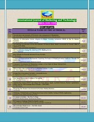 IJMT - International Journals of Multidisciplinary Research Academy