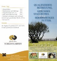 Unser Flyer zum Download - Gestüt Am Schlossgarten