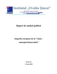 Raport alegeri PE 2009.pdf - Institutul Social Democrat 