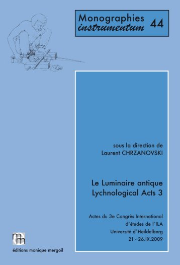 E. Strothenke, Lampen vom Dülük Baba Tepesi / Doliche (TR)