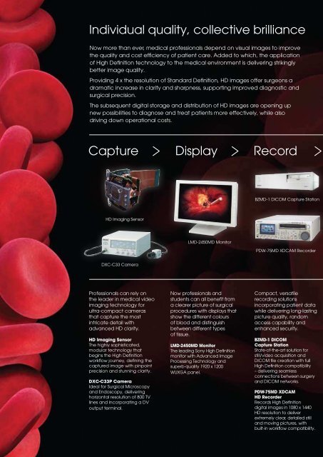 Sony HD Healthcare Workflow Brochure - Vision Medical Ltd