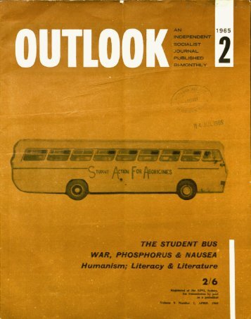 The student bus: SAFA interviewed, in Outlook - aiatsis