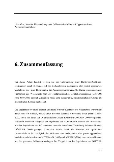 Untersuchung einer Bullterrier-Zuchtlinie auf Hypertrophie