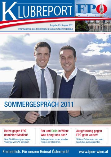 SOMMERGESPRÃCH 2011 - FPÃ