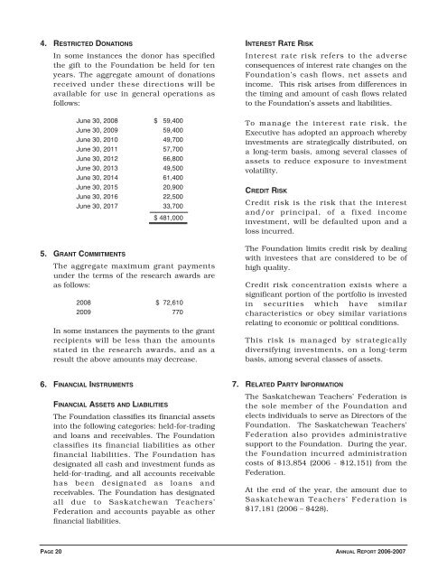 McDowell Annual Report 2006-2007 - Dr. Stirling McDowell ...