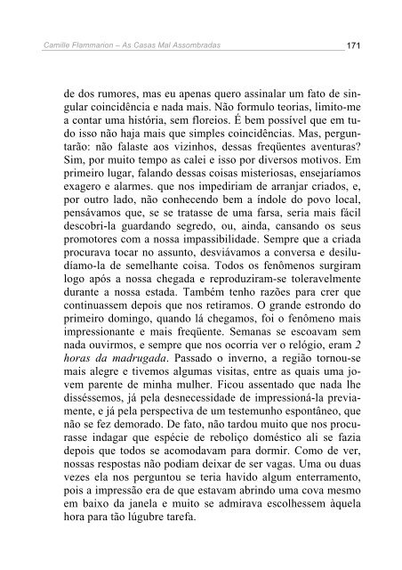 As casas mal assombradas - de Camille Flammarion - Limiar EspÃ­rita