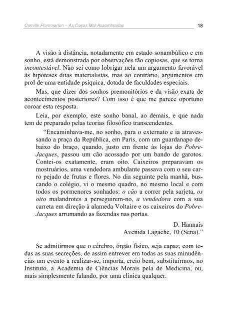 As casas mal assombradas - de Camille Flammarion - Limiar EspÃ­rita