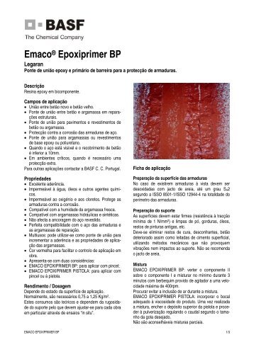 EmacoÂ® Epoxiprimer BP