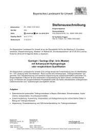 Ausschreibung - STRV Erdwissenschaften