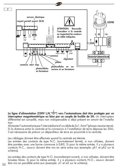 Centrale di comando per motori battenti a 24V I GB ... - BAKOnline