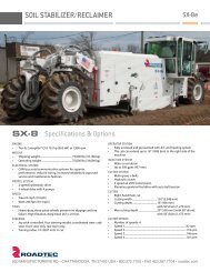 Soil Stabilizer/reclaimer - Roadtec, Inc.