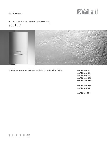 Vaillant Boiler Manual - Heatingspares247.com
