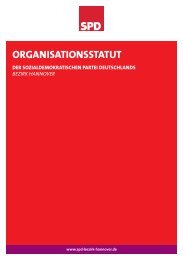 organisationsstatut - SPD-Bezirk Hannover