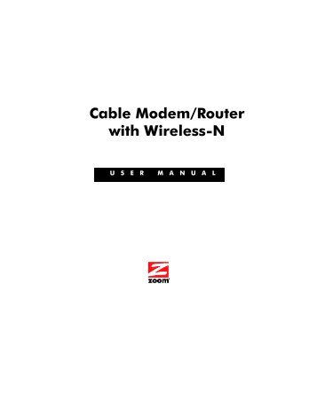 Cable Modem/Router with Wireless-N - Cox Communications