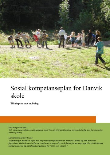Sosial kompetanseplan for Danvik skole - Drammen kommune