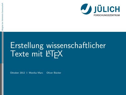 Latex - Presentation - STRV Erdwissenschaften