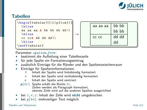 Latex - Presentation - STRV Erdwissenschaften