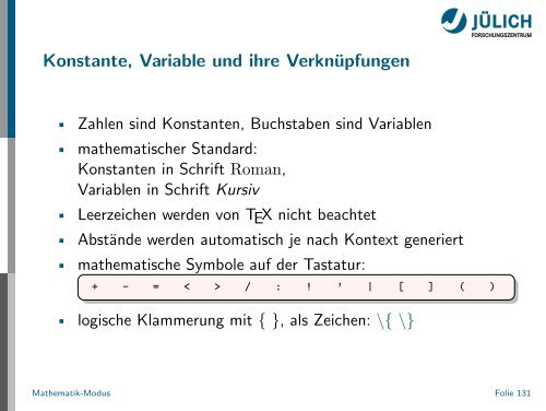 Latex - Presentation - STRV Erdwissenschaften