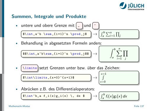 Latex - Presentation - STRV Erdwissenschaften