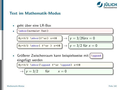 Latex - Presentation - STRV Erdwissenschaften