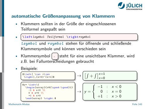 Latex - Presentation - STRV Erdwissenschaften