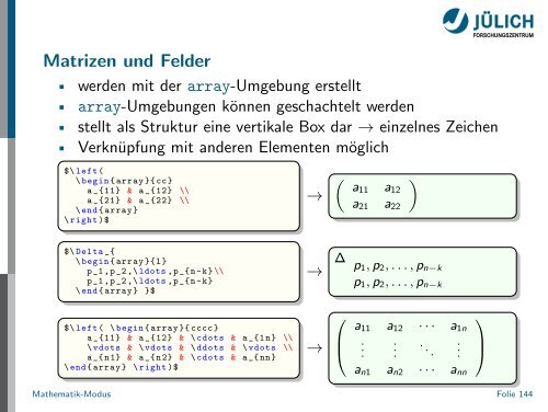 Latex - Presentation - STRV Erdwissenschaften