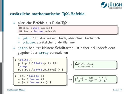 Latex - Presentation - STRV Erdwissenschaften