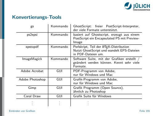 Latex - Presentation - STRV Erdwissenschaften