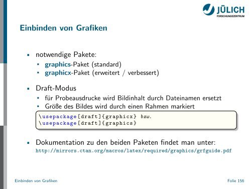 Latex - Presentation - STRV Erdwissenschaften