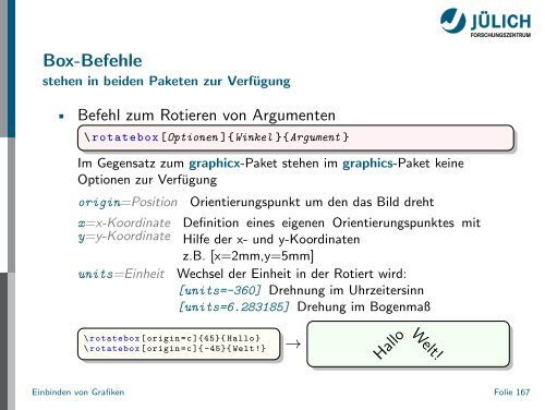 Latex - Presentation - STRV Erdwissenschaften