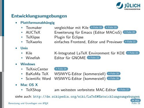 Latex - Presentation - STRV Erdwissenschaften